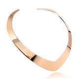 Heart Necklaces Romantic Metal Choker Chain Collar Jewelry