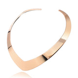 Heart Necklaces Romantic Metal Choker Chain Collar Jewelry