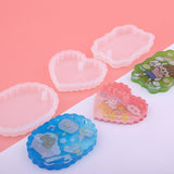 Heart Oval Gypsum Silicone Mold Solid Aromathe Soap Pendant Ornament Mold