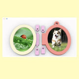 Heart/Oval Silicone Mold Photo Frame Resin Mold Keychain Pendant Silicone Mold