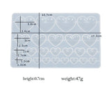 Heart Patch Beads Silicone Mold for DIY Epoxy Resin Pendants