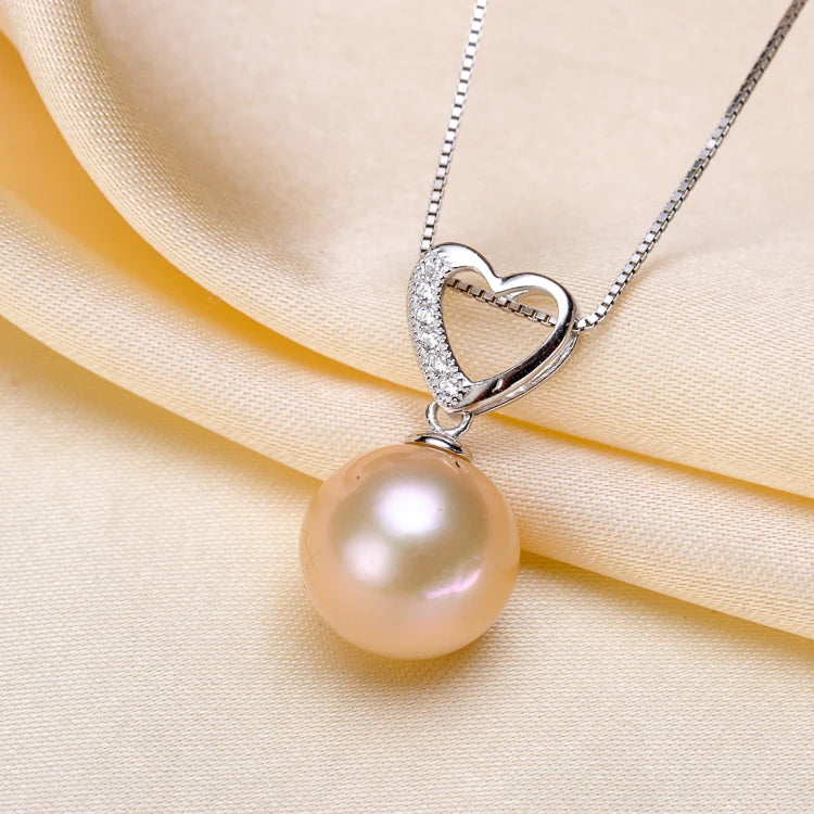 Heart Pearl Pendant Mountings,  Pendant Findings, Pendant Settings