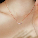 Heart Pendant Necklace Clavicle Chain Special Girl Jewelry Christmas