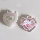Heart Phone Resin Mold Kit DIY Jewelry Casting Mold Heart Keychain Pendant
