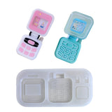 Heart Phone Resin Mold Kit DIY Jewelry Casting Mold Heart Keychain Pendant
