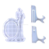 Heart Photo Frame Mold Plate Holder Casting Molds Table Storage Stand Mold
