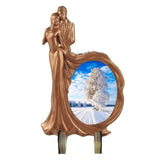 Heart Photo Frame Mold Plate Holder Casting Molds Table Storage Stand Mold