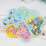 Heart Platter Shaped DIY Handcraft Moulds Jewelry Tools Epoxy Resin Mold