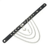 Heart Punk Choker Chain Necklace Goth Collar Women 90s Metal