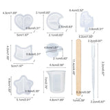 Heart Resin Casting Mold Kit Epoxy Quicksand Silicone Molds DIY