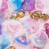Heart Resin Casting Mold Kit Epoxy Quicksand Silicone Molds DIY