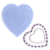 Heart Resin Mold Shaker Filler Silicone for DIY Jewelry Making