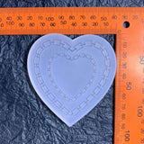 Heart Resin Mold Shaker Filler Silicone for DIY Jewelry Making
