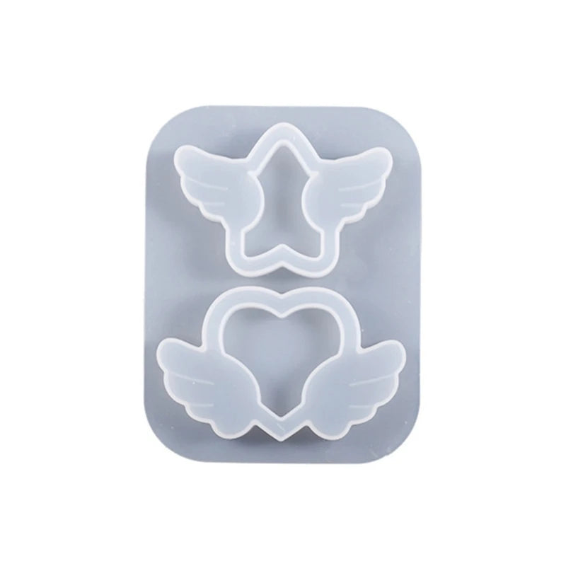 Heart Resin Shaker Molds, Silicone Quicksand Mould for DIY Crafts