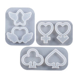 Heart Resin Shaker Molds, Silicone Quicksand Mould for DIY Crafts