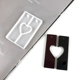 Heart Resin Silicone Molds for DIY Keychain Crafts Making