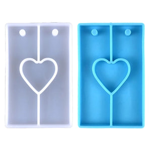 Heart Resin Silicone Molds for DIY Keychain Crafts Making