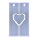 Heart Resin Silicone Molds for DIY Keychain Crafts Making