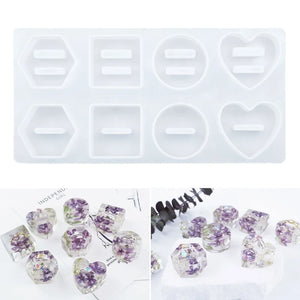 Heart Ring Holder Resin Mold Jewelry Display Stand Silicone Craft Mold