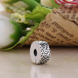 925 Sterling Silver Flower Mum Mom Charms DIY Beads
