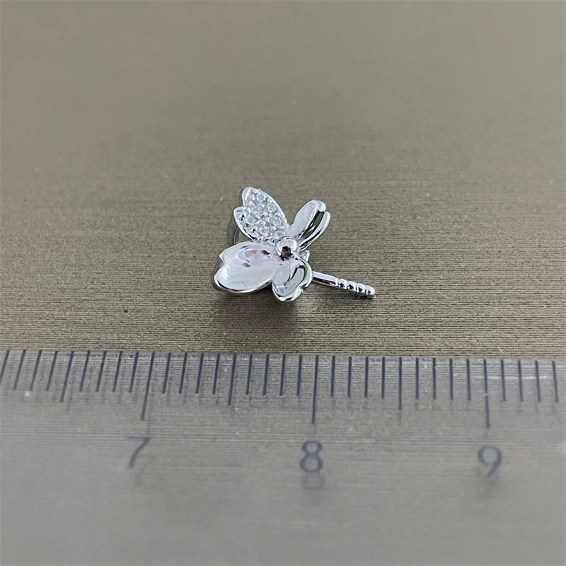 925 Sterling Silver Heart Shape Pendant Mounts Base Findings 3pcs/lot