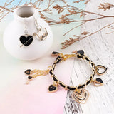 Heart Shape Enamel Charms Pendants for DIY Jewelry Making