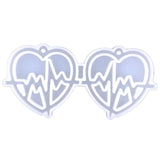 Heart Earring Charms Epoxy Resin Mold for Crafts Making