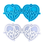 Heart Earring Charms Epoxy Resin Mold for Crafts Making