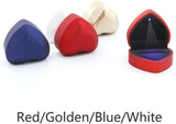 Heart Shape LED Light Ring Holder Proposal Wedding Band Display Storage