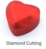 Heart Shape LED Light Ring Holder Proposal Wedding Band Display Storage