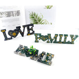 LOVE HOME FAMILY Silicone Mold Crystal Resin Casting DIY Craft Mold