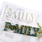 LOVE HOME FAMILY Silicone Mold Crystal Resin Casting DIY Craft Mold