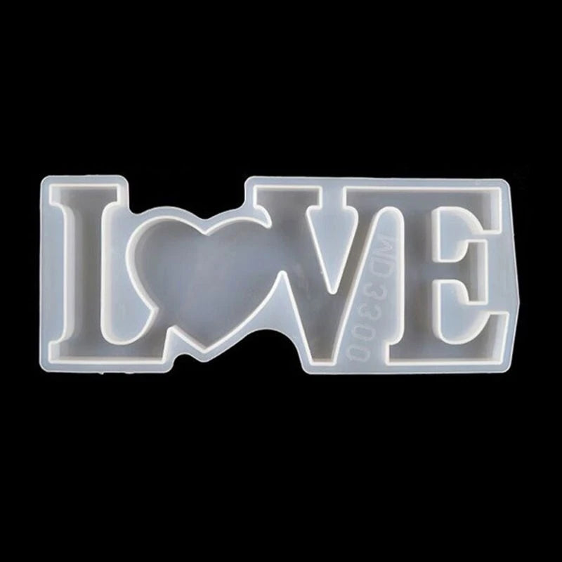 LOVE HOME FAMILY Silicone Mold Crystal Resin Casting DIY Craft Mold