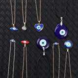 Heart Shape Lucky Evil Eye Pendant Necklace Amulet Jewelry Gift
