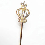 Faux Rhinestone Heart Shape Fairy Wand Princess Scepter
