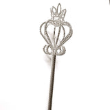 Faux Rhinestone Heart Shape Fairy Wand Princess Scepter