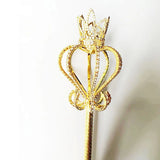Faux Rhinestone Heart Shape Fairy Wand Princess Scepter