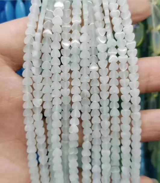 4mm Natural Semi-precious Stone Beads Strand, 10 Colors