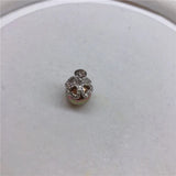 Heart Shape Pendant Base Mount Finding Settings for Pearls Corals Jade Beads