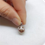 Heart Shape Pendant Base Mount Finding Settings for Pearls Corals Jade Beads