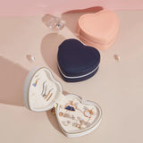 Heart Shape Portable Jewellery Box Travel Organizer