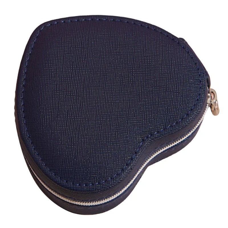 Heart Shape Portable Jewellery Box Travel Organizer