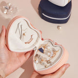 Heart Shape Portable Jewellery Box Travel Organizer
