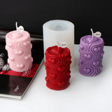 Heart Shape Relief Silicone Candle Mold DIY Plaster Resin Crafts Mould