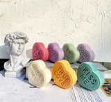 Silicone Heart Shape Candle Mold 3D Letters Love Aromatherapy Candle Making