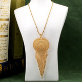 Heart Shape Tassels Pendant for Women Kurdish Jewelry