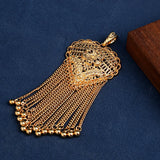 Heart Shape Tassels Pendant for Women Kurdish Jewelry