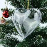 Heart Shape Clear Plastic Craft Ball