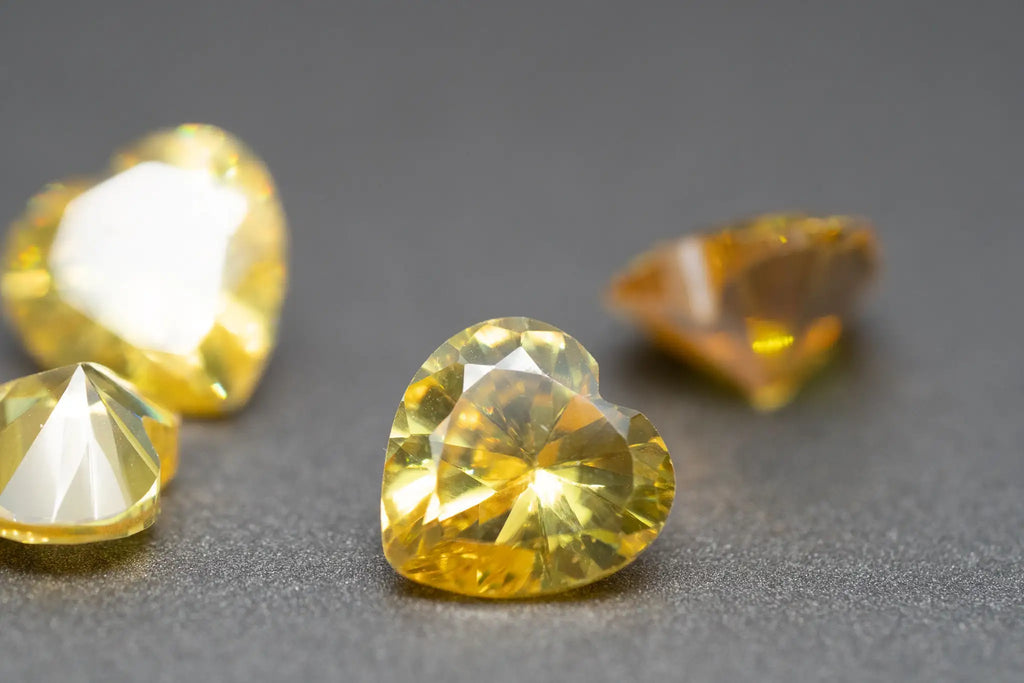 Heart CZ Loose Gemstone Multiple Sizes