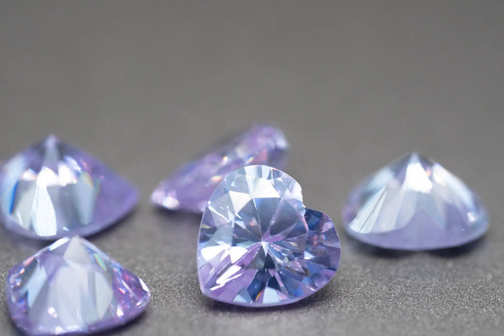 Heart CZ Loose Gemstone Multiple Sizes